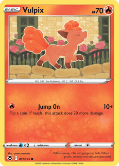 Vulpix #17 — Pokemon Silver Tempest