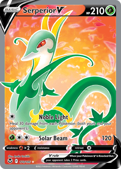Serperior V #170 — Pokemon Silver Tempest