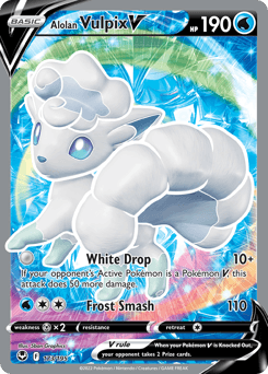 Alolan Vulpix V #173 — Pokemon Silver Tempest