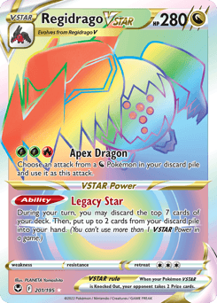 Regidrago VSTAR #201 — Pokemon Silver Tempest