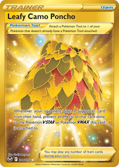 Leafy Camo Poncho #214 — Pokemon Silver Tempest