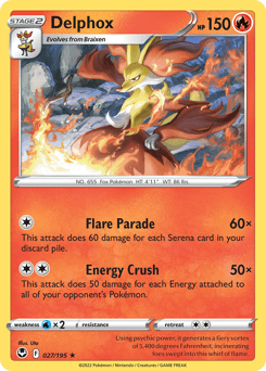Delphox #27 — Pokemon Silver Tempest
