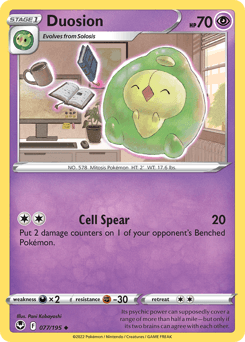 Duosion #77 — Pokemon Silver Tempest