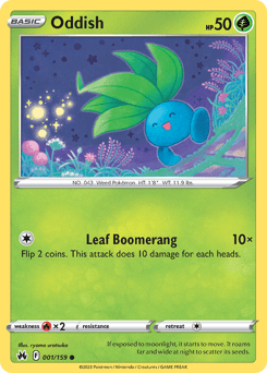 Oddish #1 — Pokemon Crown Zenith