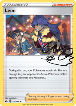 Leon #134 — Pokemon Crown Zenith