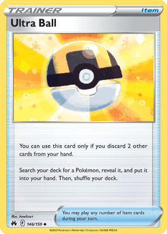 Ultra Ball #146 — Pokemon Crown Zenith