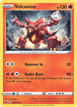 Volcanion #26 — Pokemon Crown Zenith
