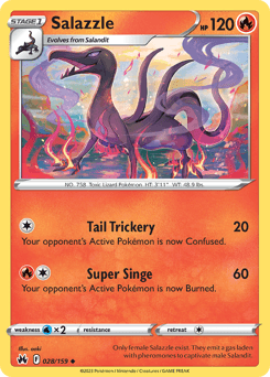 Salazzle #28 — Pokemon Crown Zenith