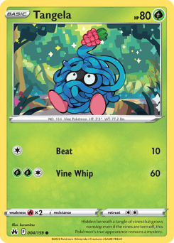 Tangela #4 — Pokemon Crown Zenith