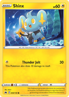 Shinx #40 — Pokemon Crown Zenith
