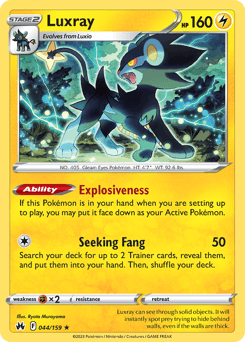 Luxray #44 — Pokemon Crown Zenith