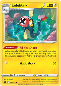 Eelektrik #48 — Pokemon Crown Zenith
