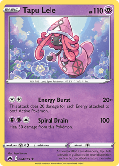Tapu Lele #64 — Pokemon Crown Zenith