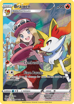 Braixen #TG01 — Pokemon Silver Tempest