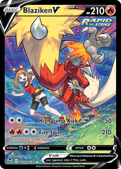 Blaziken V #TG14 — Pokemon Silver Tempest