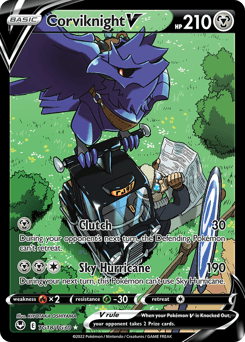 Corviknight V #TG18 — Pokemon Silver Tempest