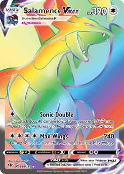 Salamence VMAX #194 — Pokemon Darkness Ablaze