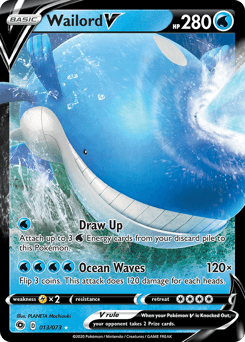Wailord V #13 — Pokemon Champion's Path