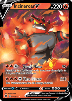 Incineroar V #8 — Pokemon Champion's Path