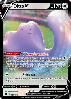 Ditto V #50 — Pokemon Shining Fates