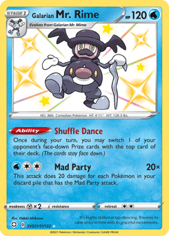 Galarian Mr. Rime #SV021 — Pokemon Shining Fates