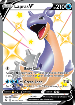 Lapras V #SV110 — Pokemon Shining Fates