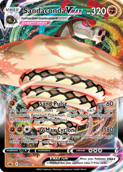 Sandaconda VMAX #90 — Pokemon Chilling Reign