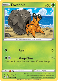 Dwebble #11 — Pokemon Evolving Skies