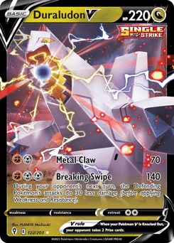 Duraludon V #122 — Pokemon Evolving Skies