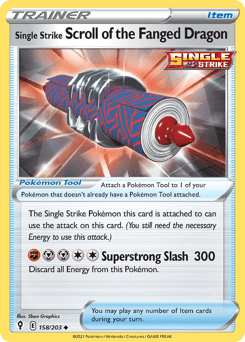 Scroll of the Fanged Dragon #158 — Pokemon Evolving Skies