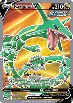 Rayquaza V #193 — Pokemon Evolving Skies