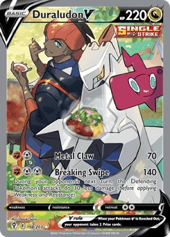 Duraludon V #198 — Pokemon Evolving Skies