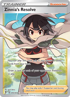 Zinnia's Resolve #203 — Pokemon Evolving Skies
