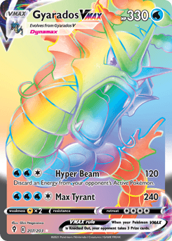 Gyarados VMAX #207 — Pokemon Evolving Skies