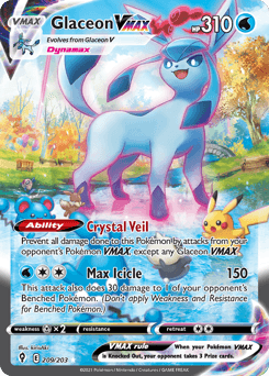 Glaceon VMAX #209 — Pokemon Evolving Skies