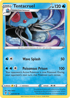 Tentacruel #27 — Pokemon Evolving Skies