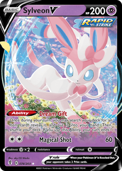Sylveon V #74 — Pokemon Evolving Skies