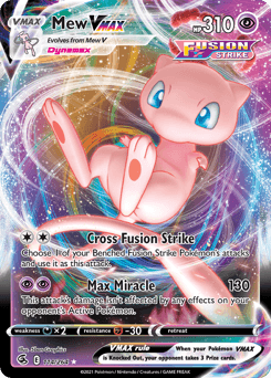 Mew VMAX #114 — Pokemon Fusion Strike
