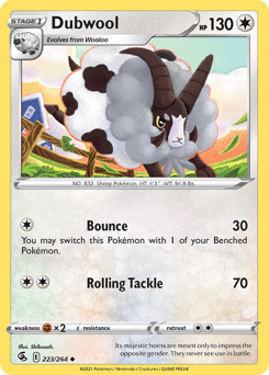 Dubwool #223 — Pokemon Fusion Strike