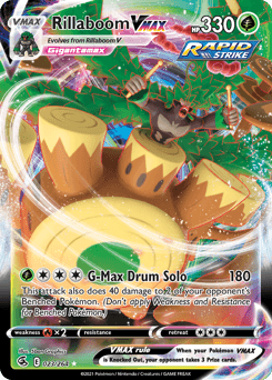 Rillaboom VMAX #23 — Pokemon Fusion Strike