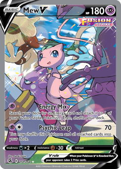 Mew V #251 — Pokemon Fusion Strike
