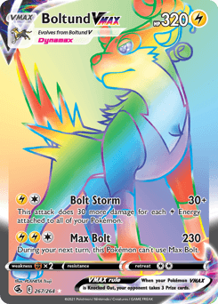 Boltund VMAX #267 — Pokemon Fusion Strike