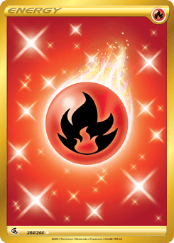 Fire Energy #284 — Pokemon Fusion Strike