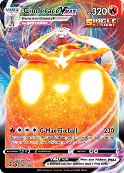 Cinderace VMAX #45 — Pokemon Fusion Strike
