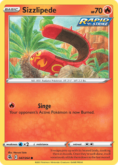 Sizzlipede #47 — Pokemon Fusion Strike