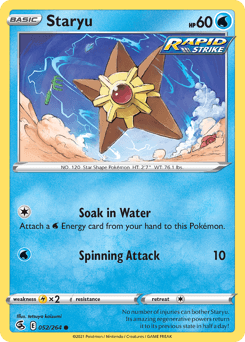 Staryu #52 — Pokemon Fusion Strike