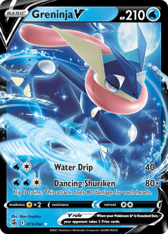 Greninja V #73 — Pokemon Fusion Strike