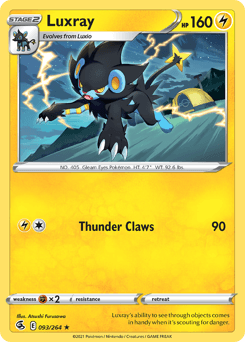 Luxray #93 — Pokemon Fusion Strike