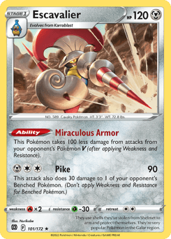 Escavalier #101 — Pokemon Brilliant Stars