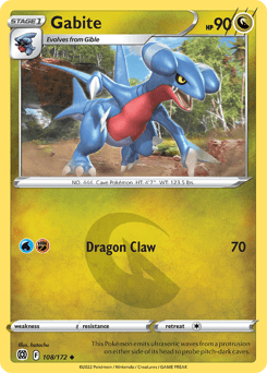 Gabite #108 — Pokemon Brilliant Stars